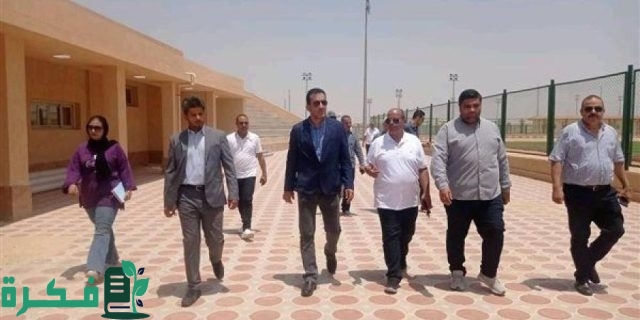 جهاز العاشر من رمضان يتفقد نادي المحور الشرقي على مساحة 17 فدانا استعداداً لتشغيله