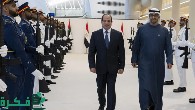 محمد بن زايد والسيسي يبحثان العلاقات والتطورات الإقليمية والدولية