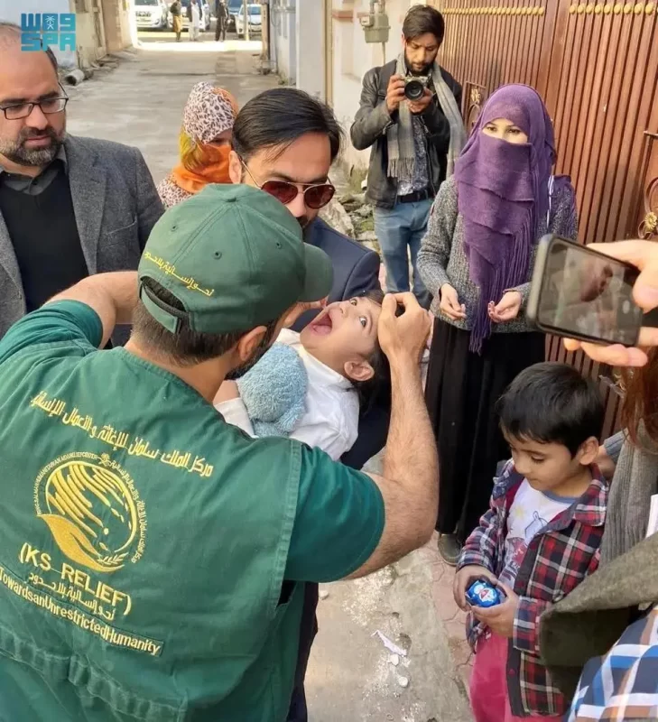 المملكة تساند الجهود الدولية لمكافحة مرض شلل الأطفال في الدول ذات الاحتياج