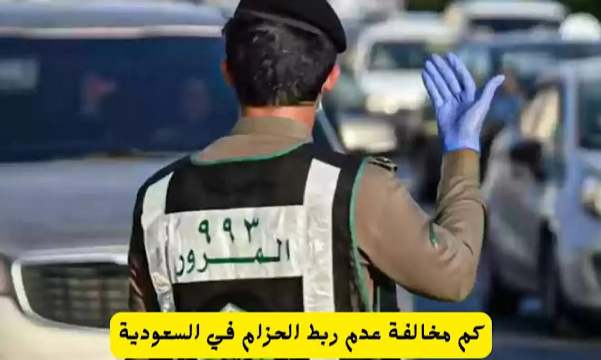 “المديرية العامة للمرور” قيمة مخالفة عدم ربط الحزام للراكب وطريقة تسديد الغرامات