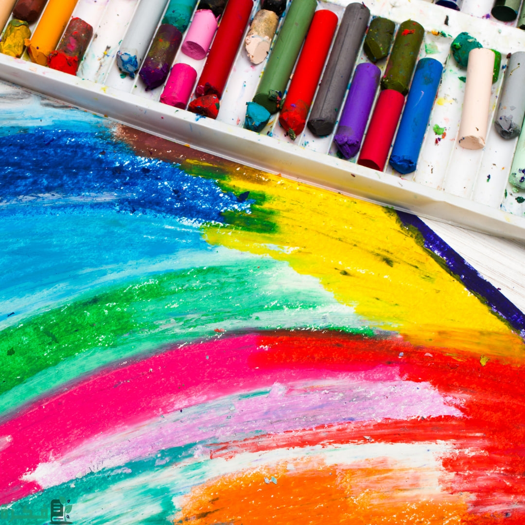 مميزات الوان الباستيل الشمعية