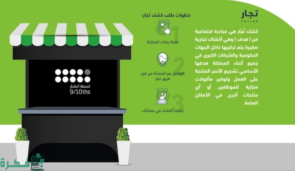 الشروط وطريقة التسجيل في كشك تجار