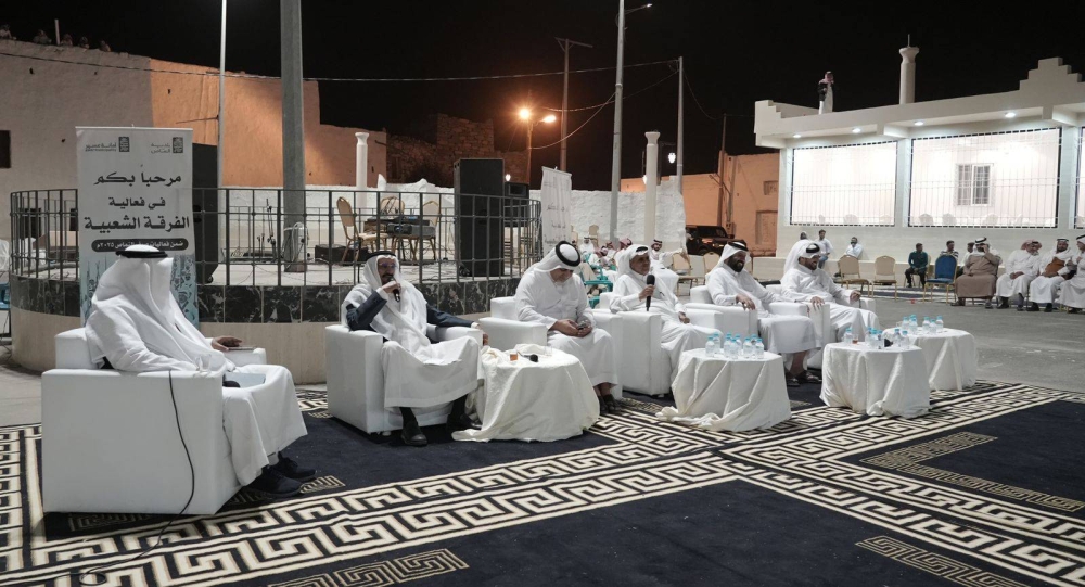 أمسية شعبية تنعش ألحان العرضة والفنون الجبلية في النماص