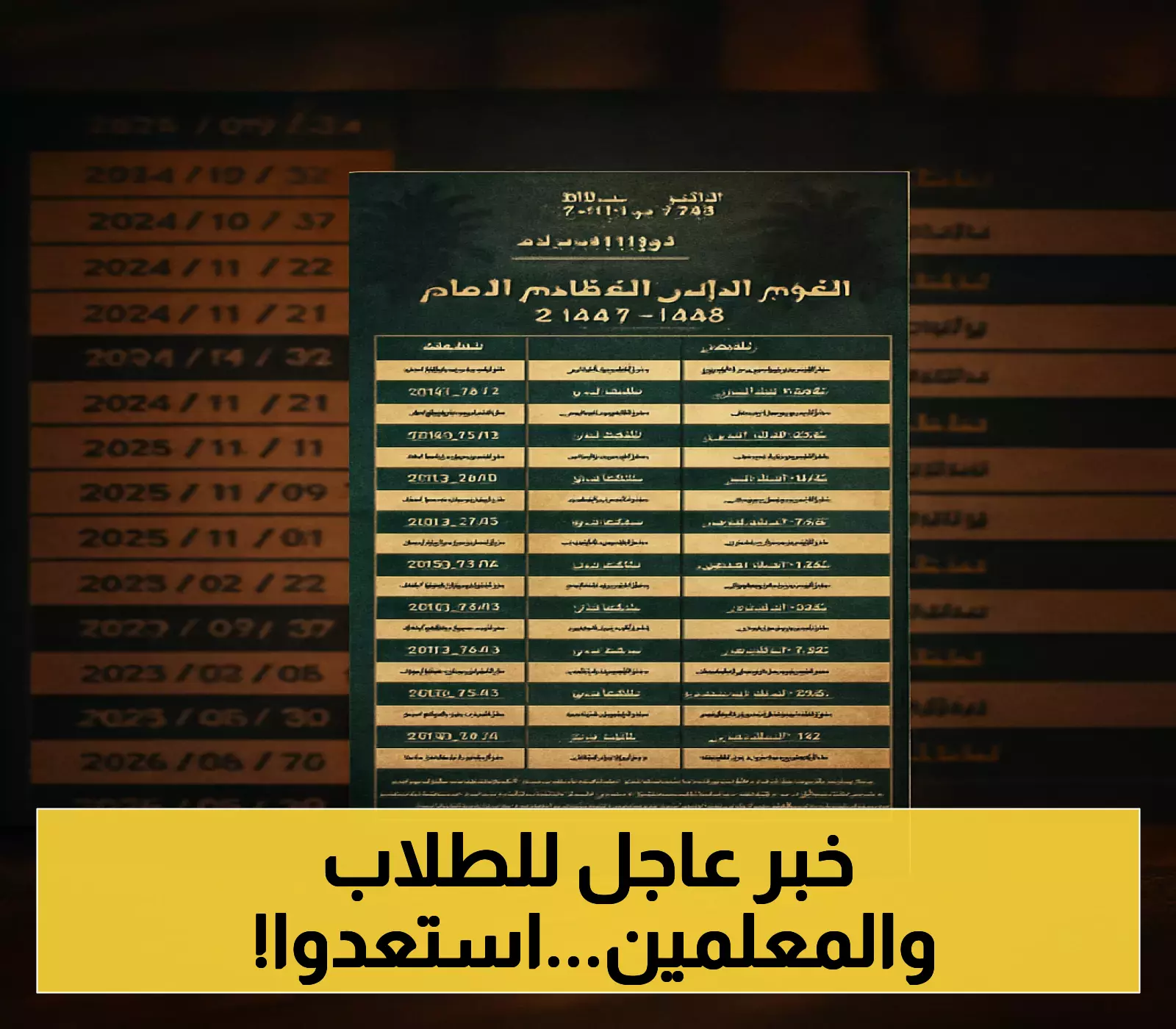 التقويم الدراسي 1447 في السعودية يكشف عن مواعيد جديدة للدراسة والإجازات من وزارة التعليم