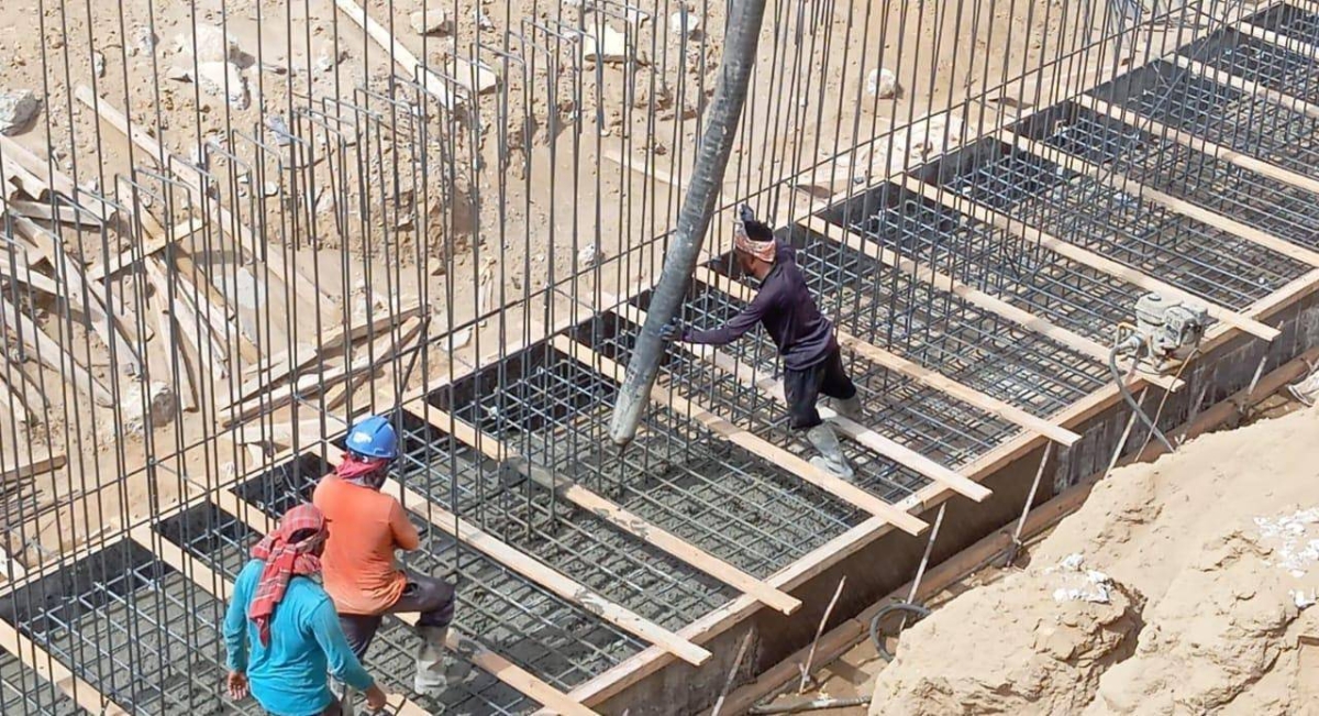 جدار جديد لحماية «أبو القعايد» من مخاطر السيول في صبيا